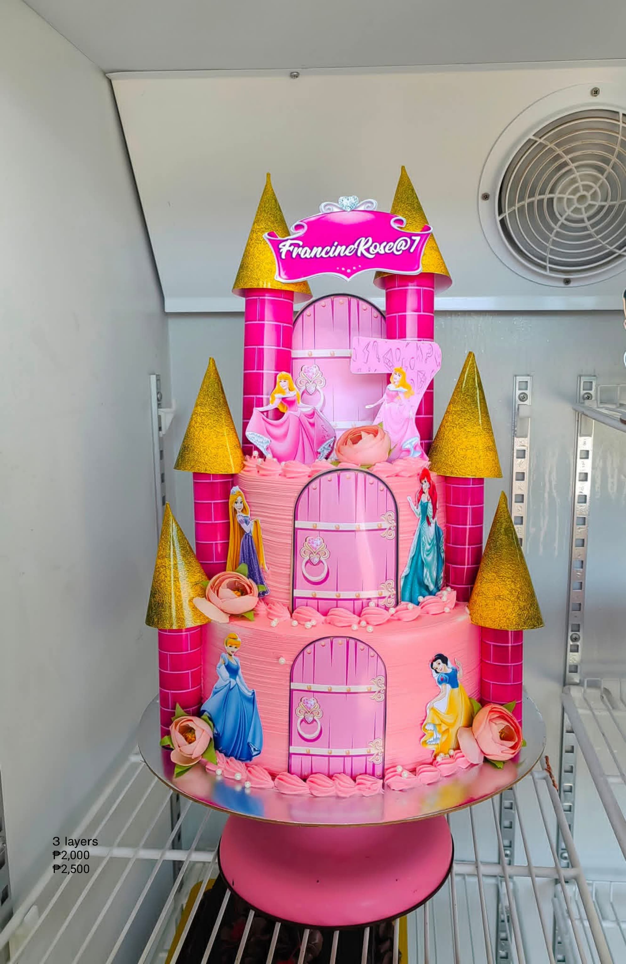 Princess Castle Cake
